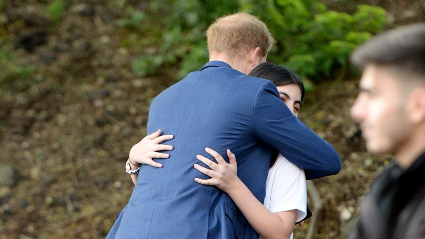 Prinz Harry und Aleyna Genc am 10. Oktober 2019