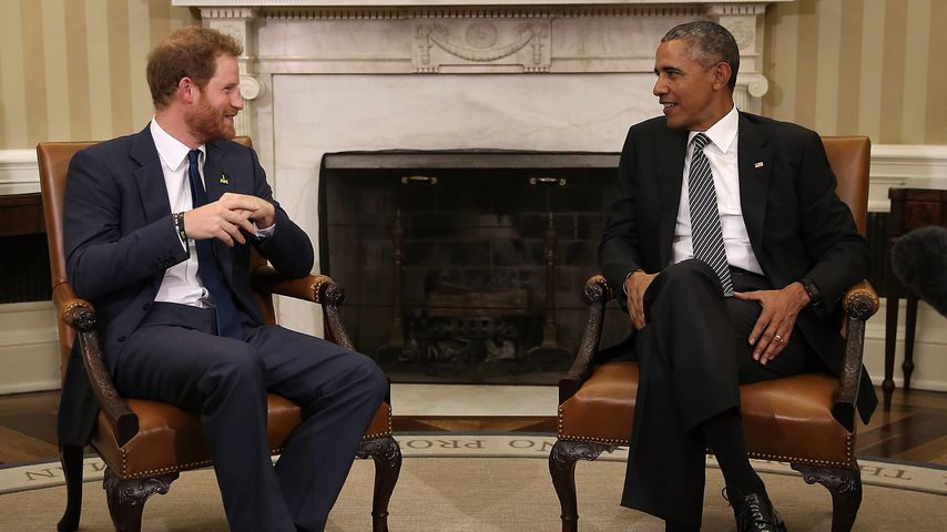 Coolness ade: Prinz Harry total nervös beim Obama-Interview!