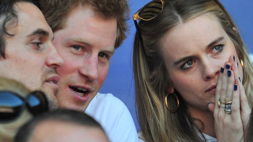 Prinz Harry und Cressida Bonas bei einem Rugbyspiel in London im März 2014