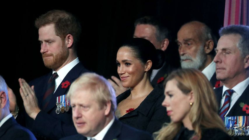 Prinz Harry und Herzogin Meghan beim Gedenken an die Opfer des Ersten Weltkrieges