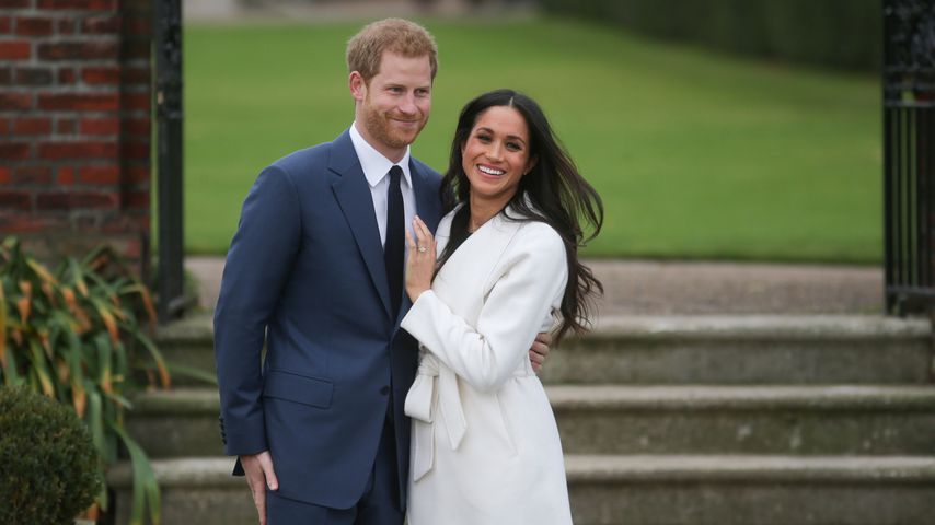 Prinz Harry und Herzogin Meghan bei der Bekanntgabe ihrer Verlobung