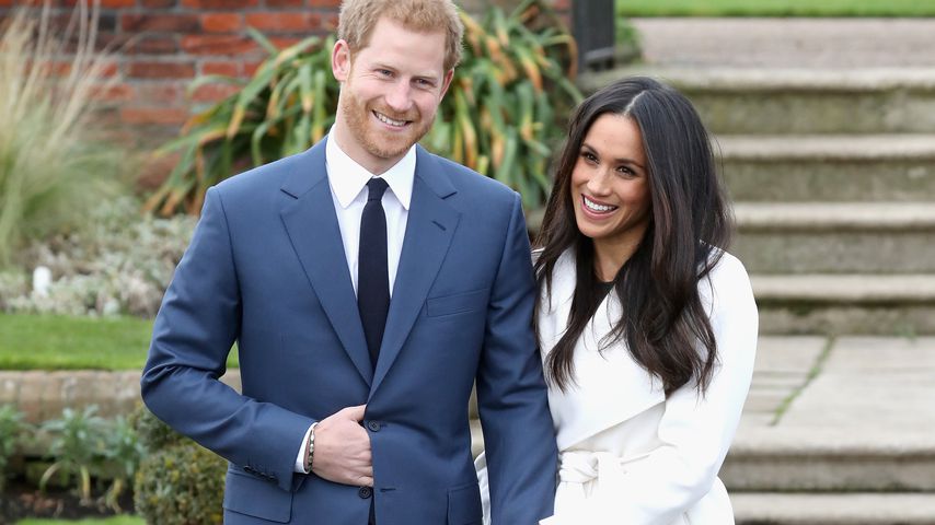 Prinz Harry und Herzogin Meghan bei der Verkündung ihrer Verlobung