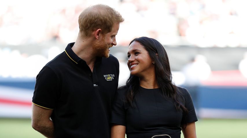 Prinz Harry und Herzogin Meghan bei einem Baseball-Spiel der Yankees