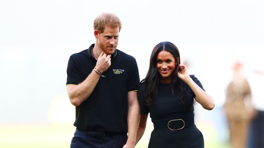 Prinz Harry und Herzogin Meghan bei einem Baseballspiel in London