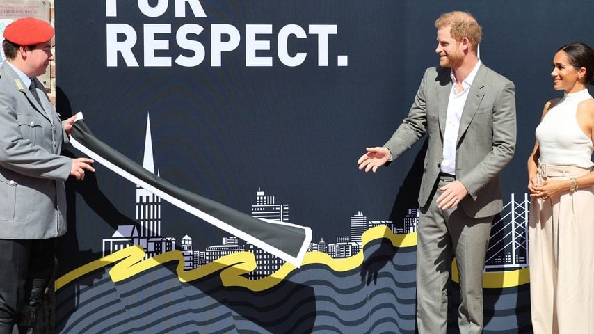 Prinz Harry und Herzogin Meghan im Rathaus von Düsseldorf
