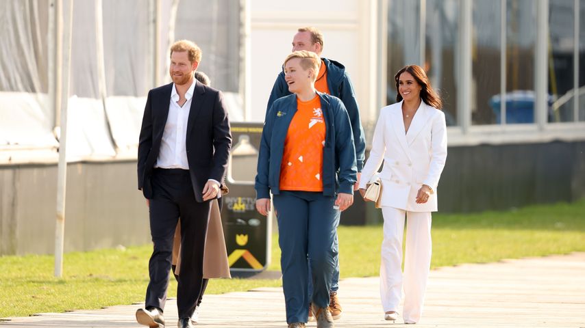 Prinz Harry und Herzogin Meghan bei ihrer Ankunft in Den Haag