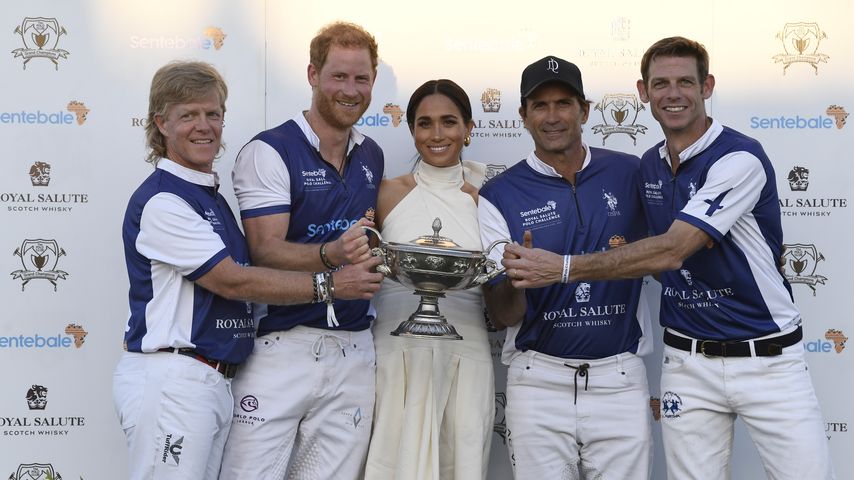 Prinz Harry und Herzogin Meghan mit seinem Polo-Team in Florida 2024
