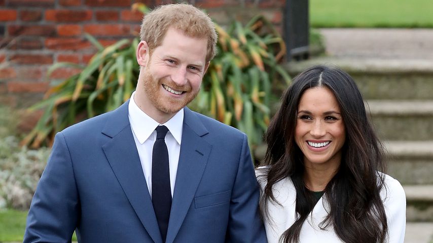Prinz Harry und Herzogin Meghan in den Sunken Gardens