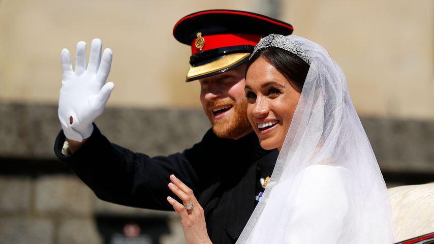 Prinz Harry und Herzogin Meghan an ihrem Hochzeitstag am 19. Mai 2018