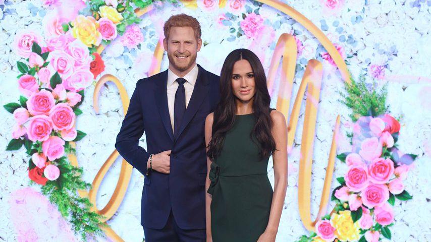 Prinz Harry und Herzogin Meghans Wachsfiguren in Madame Tussauds in London