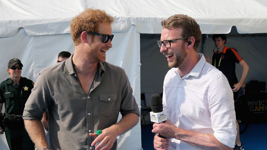 Prinz Harry und JJ Chalmers im Mai 2016 in Orlando