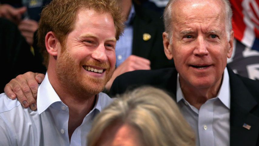 Prinz Harry und Joe Biden bei den Invictus Games in Orlando im Mai 2016