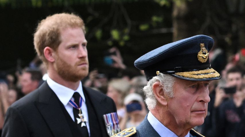 Prinz Harry und König Charles III. im September 2022