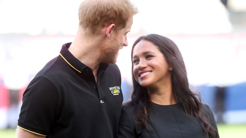 Prinz Harry und Herzogin Meghan bei einem Baseballspiel in London