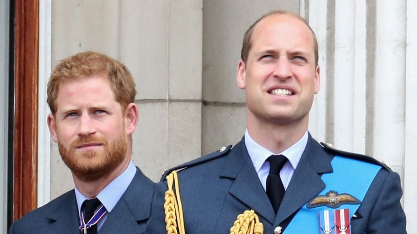 Prinz Harry und Prinz William in London im Juli 2018