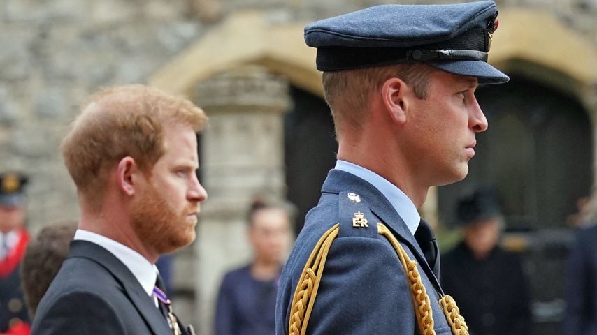 Prinz Harry und Prinz William im September 2022