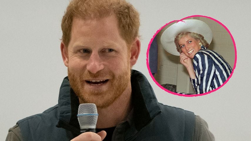 Süße Erinnerung: Prinz Harry zeigt Kinderfoto mit Mama Diana