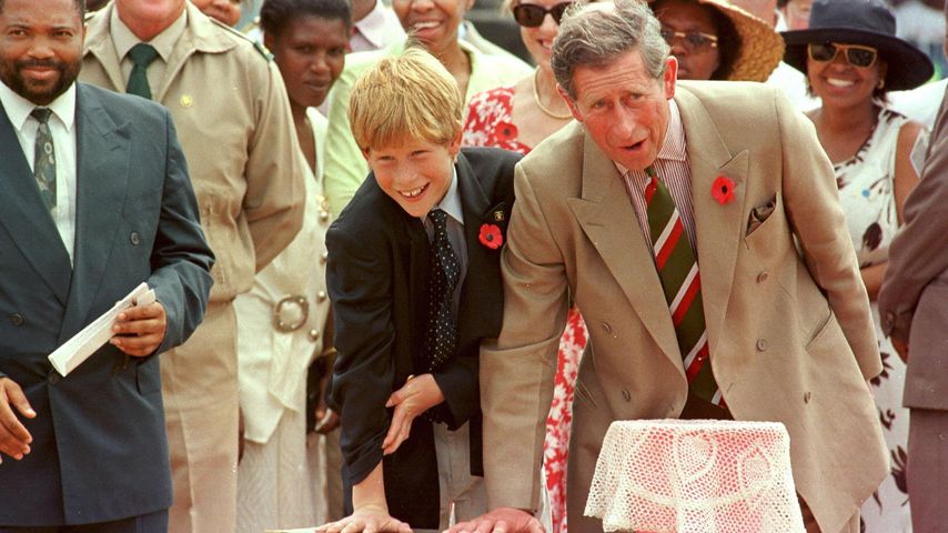 Prinz Harry und sein Vater Prinz Charles, 1997