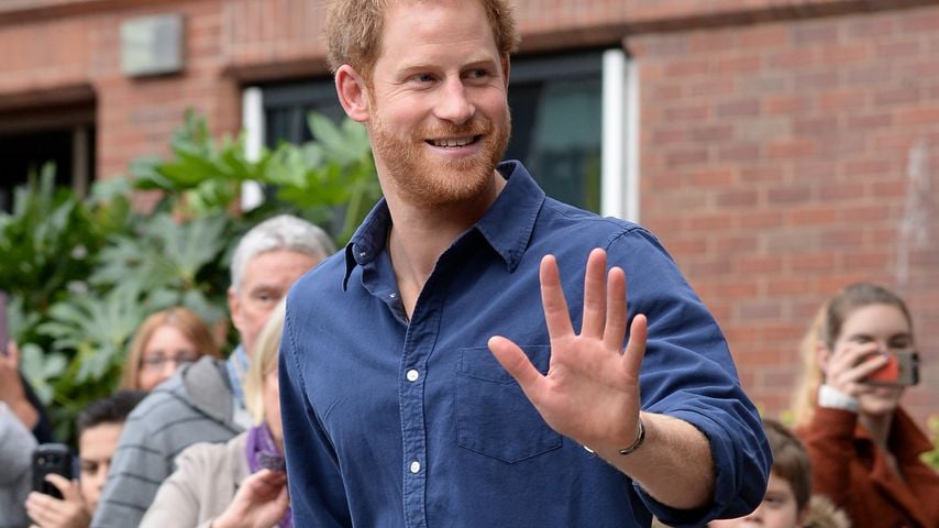 Prinz Harry bei einem Besuch in Nottingham in Oktober 2016
