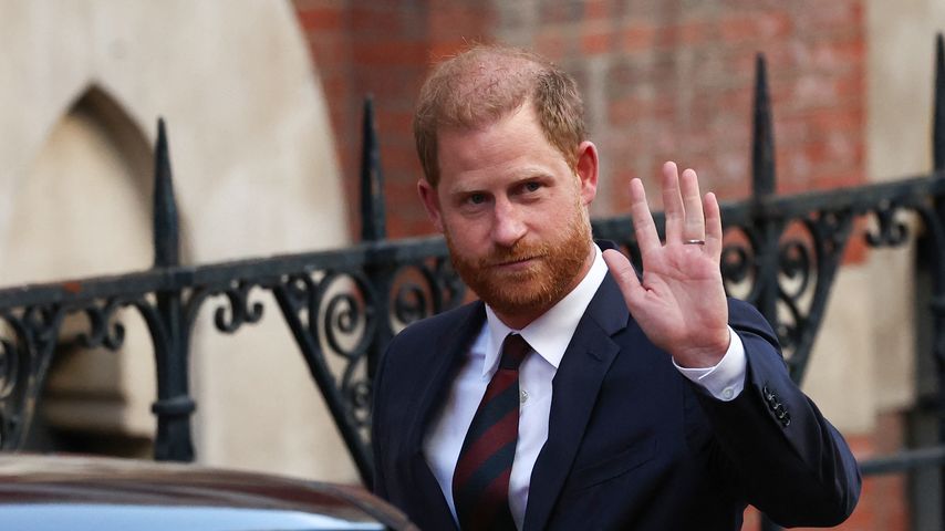 Prinz Harry vor einem Gericht in London, April 2025