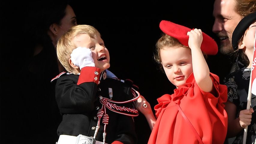 Prinz Jacques und Prinzessin Gabriella am Nationalfeiertag von Monaco 2019
