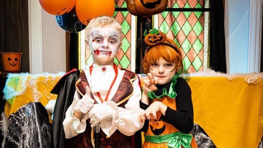 Prinz Jacques und Prinzessin Gabriella von Monaco, Halloween 2022