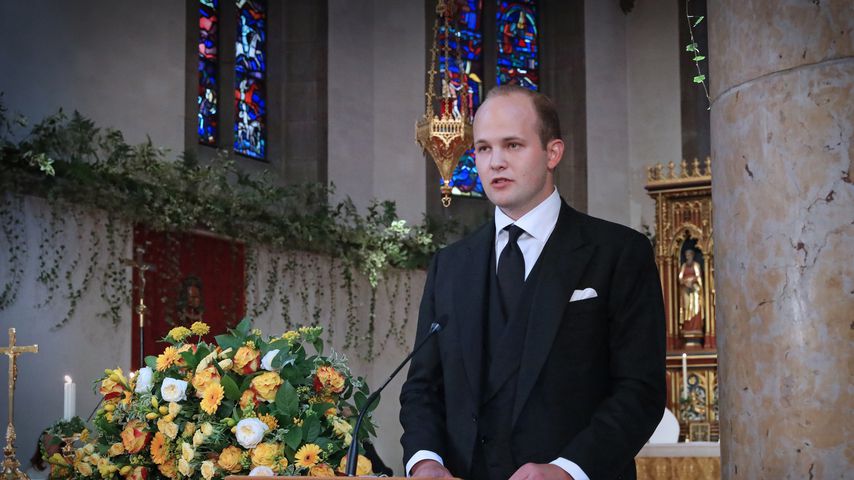 Prinz Joseph Wenzel bei Fürstin Marie von und zu Liechtensteins Trauerfeier