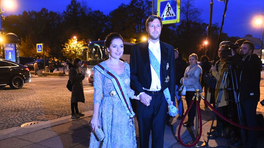 Prinz Leka von Albanien und seine Frau Elia