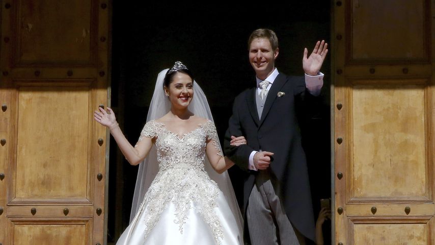 Prinz Leka von Albanien und seine Frau Elia bei ihrer Hochzeit 2016
