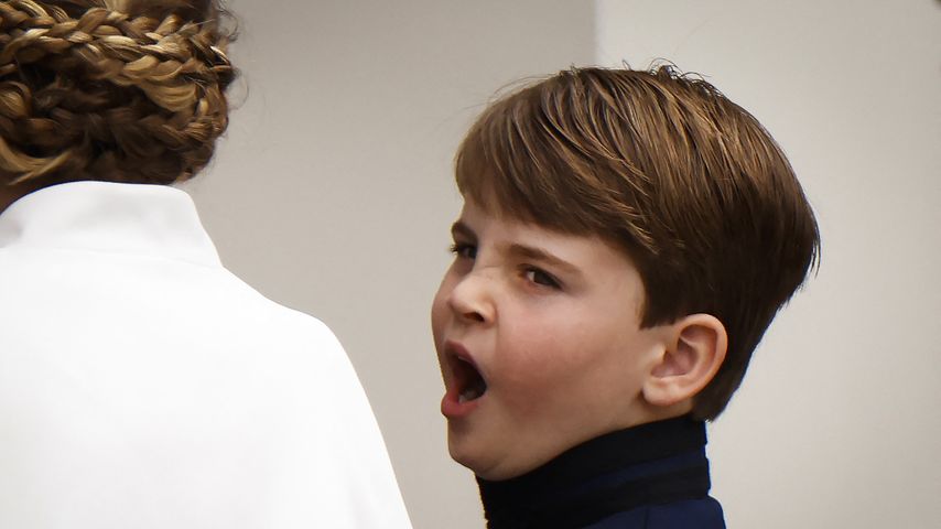 Prinz Louis kurz vor der Krönung von Charles