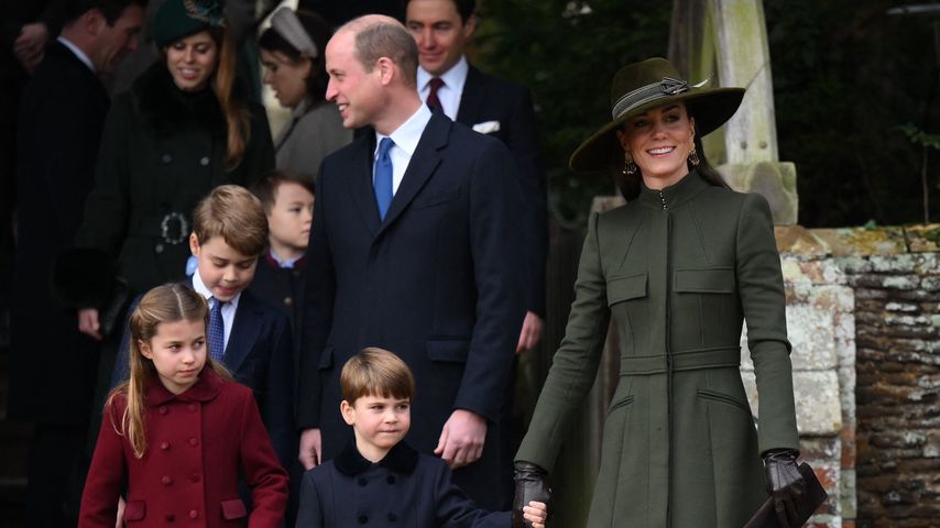Prinz William und Prinzessin Kate mit ihren drei Kindern, 2022