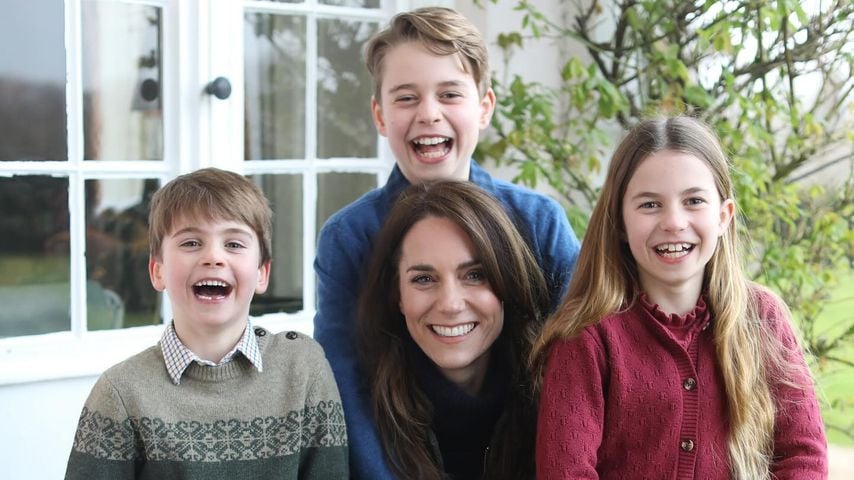 Prinz Louis, Prinzessin Kate, Prinz George und Prinzessin Charlotte, 2024