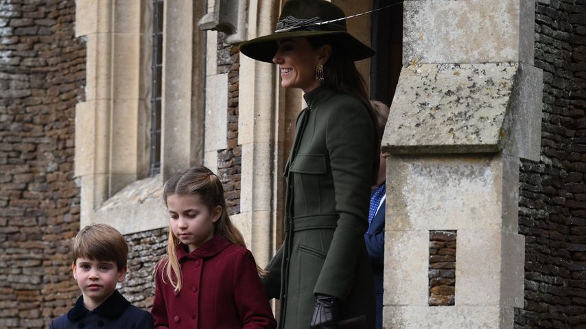 Prinz Louis, Prinzessin Charlotte und Prinzessin Kate, Dezember 2022