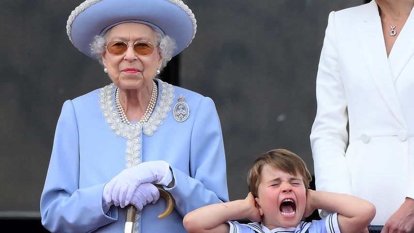 Queen Elizabeth und Prinz Louis im Juni 2022