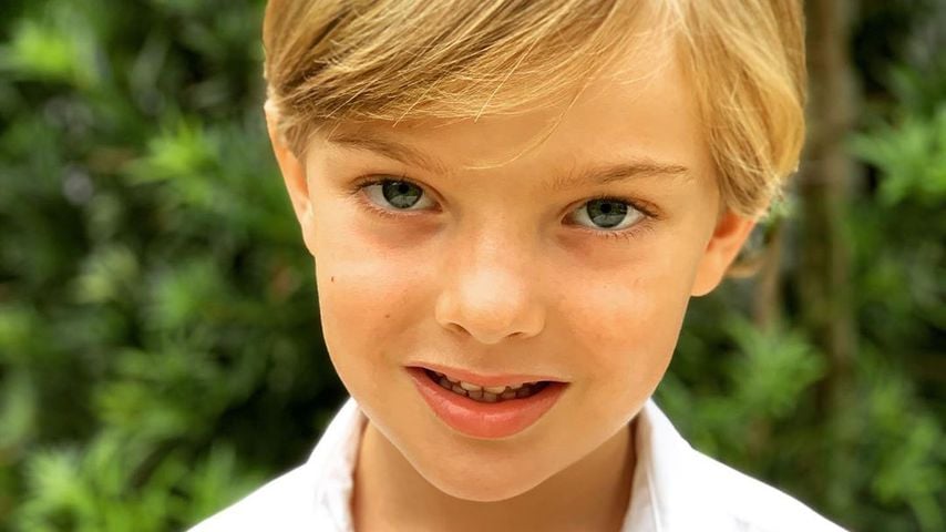 Niedliches Bild von Prinz Nicolas zum fünften Geburtstag