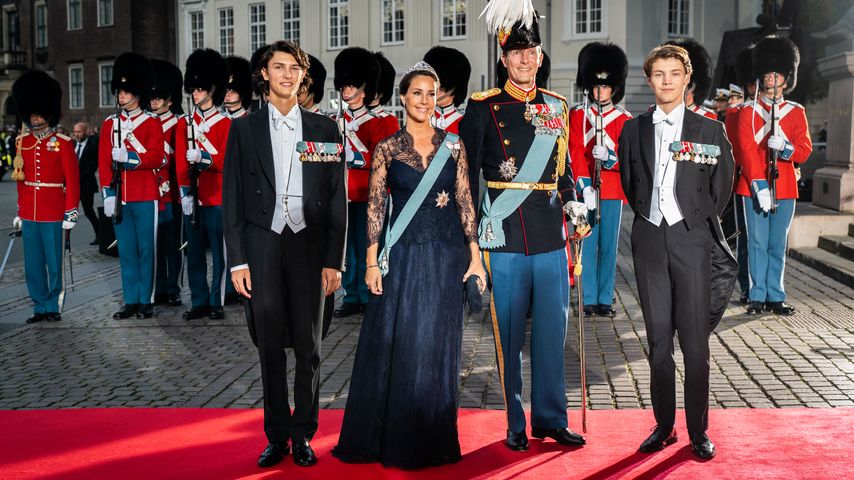 Prinz Nikolai, Prinzessin Marie, Prinz Joachim und Prinz Felix, dänisches Königshaus