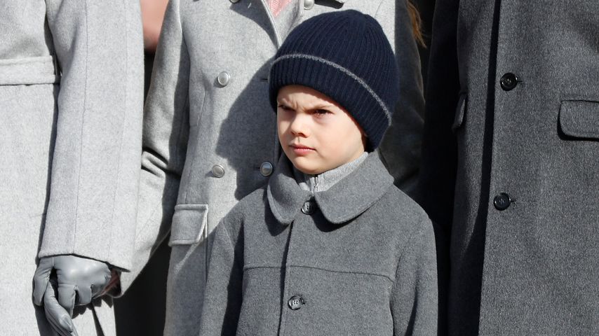 Prinz Oscar beim Namenstag von Prinzessin Victoria