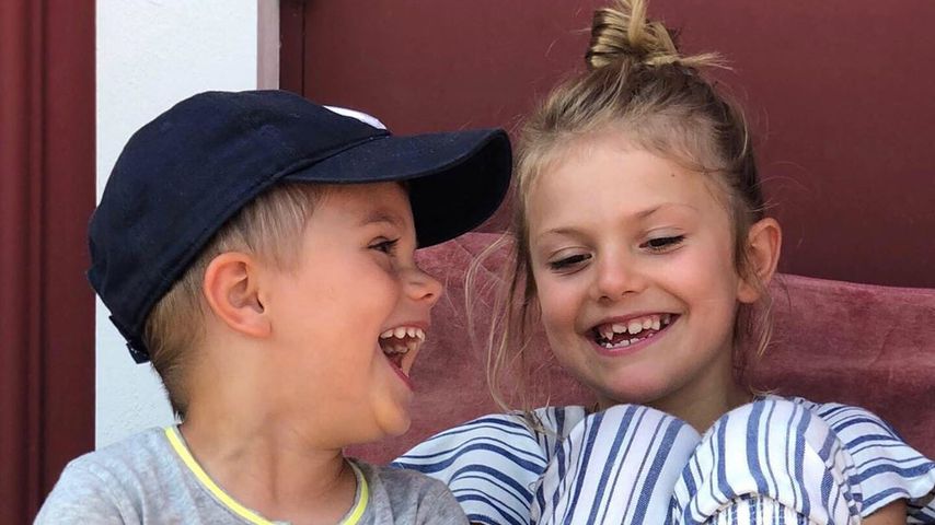 So sehr genießen Prinz Oscar und Estelle ihre Sommerferien
