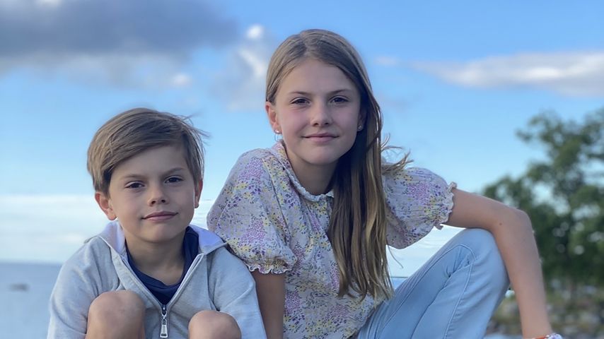Prinz Oscar und Prinzessin Estelle im Sommer 2023