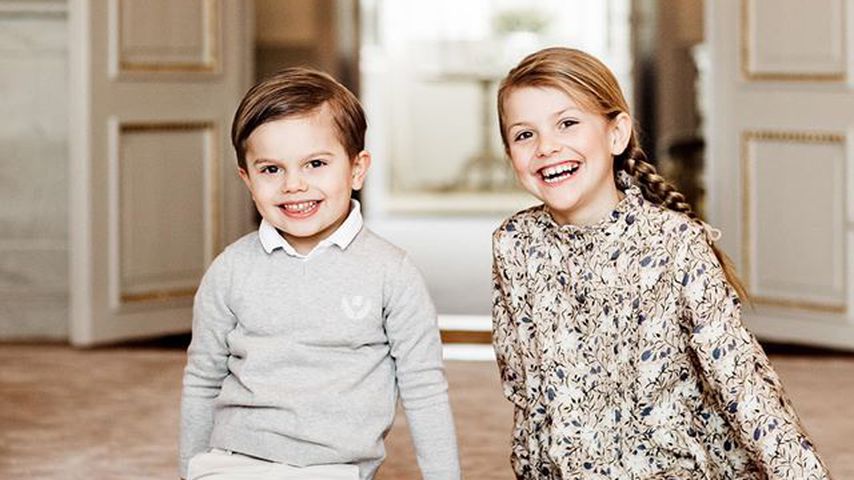 Prinz Oscar und Prinzessin Estelle