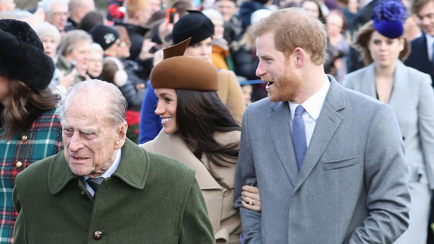 Prinz Philip, Herzogin Meghan und Prinz Harry
