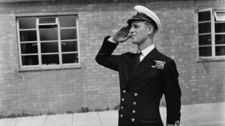 Prinz Philip 1947 auf der Marine-Akademie
