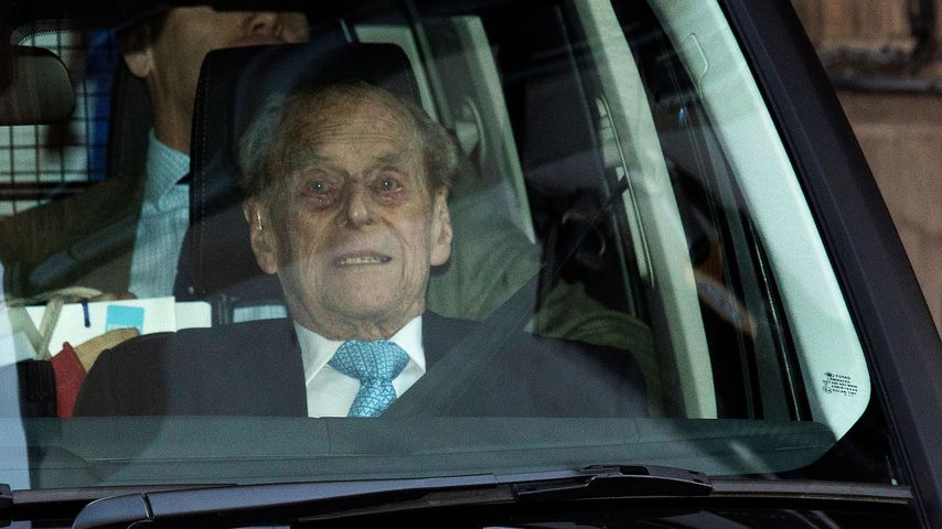 Prinz Philip nach seiner Entlassung aus dem Krankenhaus im Dezember 2019