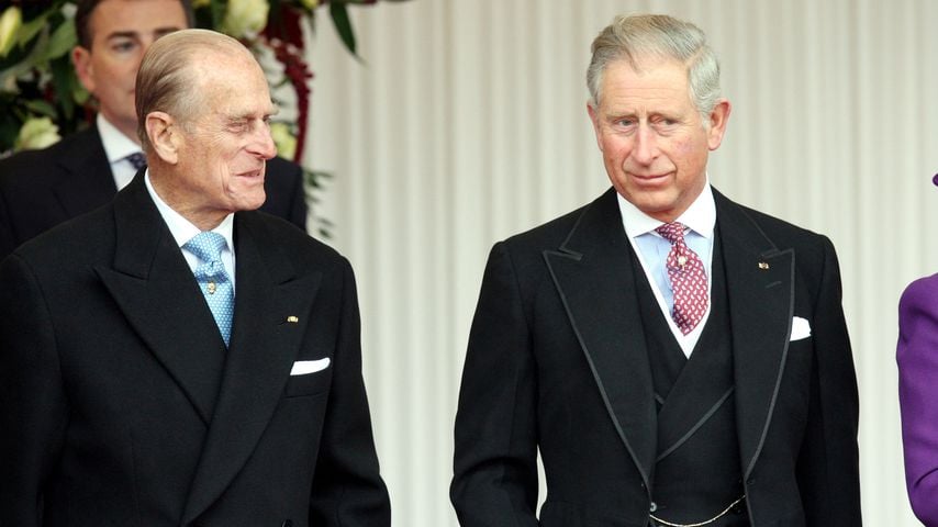 Prinz Philip und Prinz Charles 2010