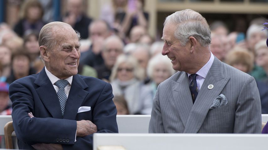Prinz Philip und Prinz Charles im Oktober 2016