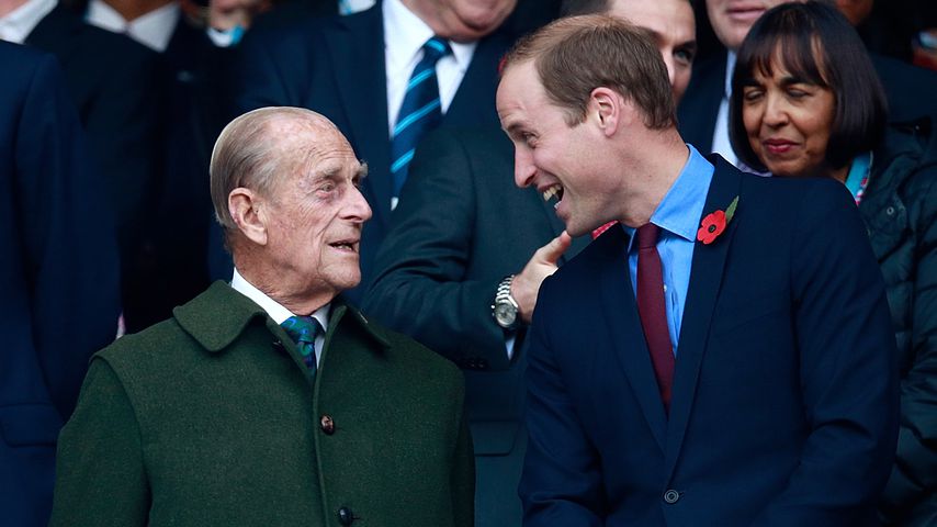 Prinz Philip und Prinz William 2015