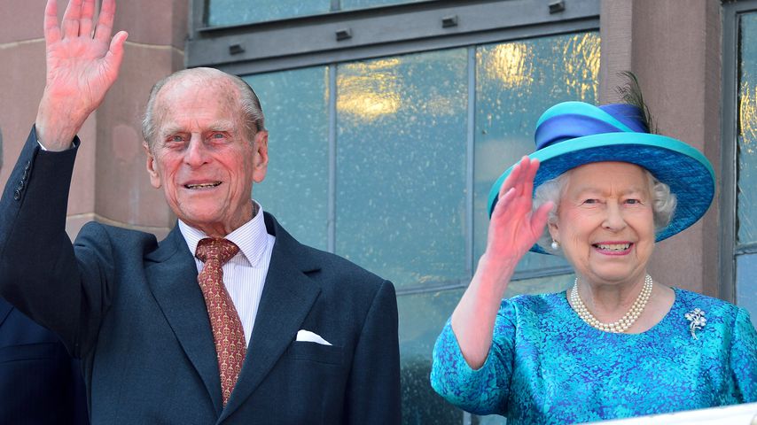 Prinz Philip und Queen Elizabeth in Frankfurt am Main 2015