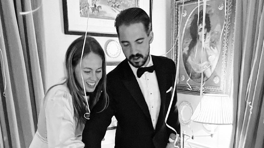 Prinz Philippos von Griechenland und seine Frau Nina