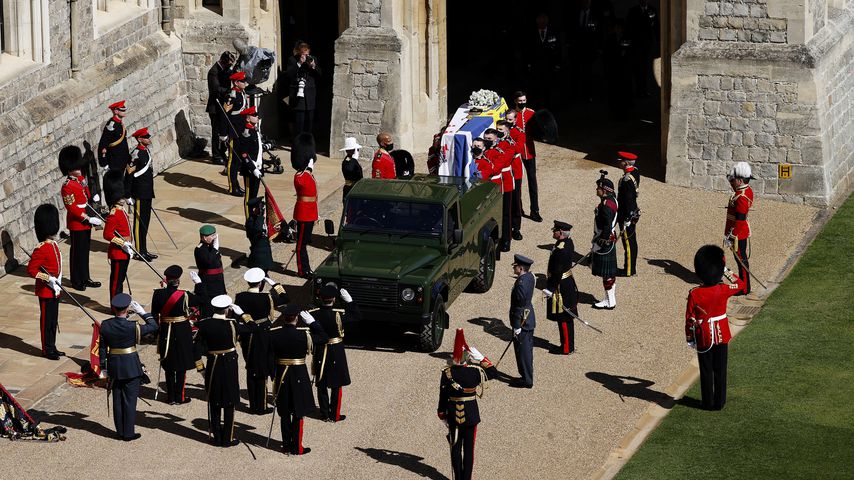 Prinz Philips Sarg in Windsor Castle