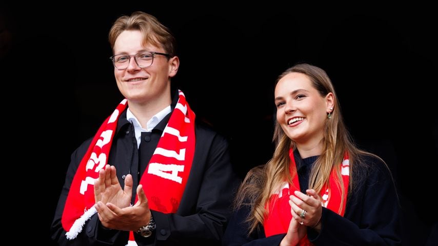 Mette-Marits Kinder genießen die Fußball-WM in New Jersey